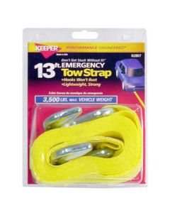 13' TOW STRAP 3500LB MAX