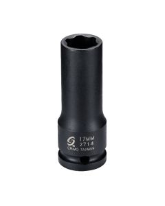 1/2" Drive 17 mm Extension Thin Wall Mercedes-Benz Lug Impact Socket