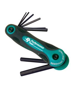 8 pc Metric Folding Hex Key Se