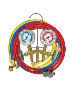 R134a Brass-Manl Coupler-w/72"