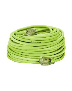 Flexzilla Pro Extension Cord, 14/3 AWG SJTW, 100', Outdoor, Lighted Plug