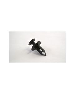 Black Nylon Push Type Retainer; Head Diameter 20mm (100/Bag)