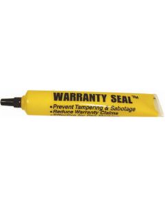 Warranty Seal Yellow 1.8 oz Poly Squeeze Tube Warranty Seal Adheres To All Metal & Other Surfaces
