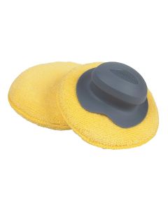 Carrand 'The Gripper' Microfiber 5 in. Round Applicator Pad (2-Pack)