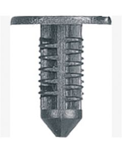 Fascia Retainer, Black Nylon, Mustang 84-on, Size: 3/16" (4.5mm), Stem: 1/2", Head: 7/16", Qty: 1