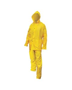 Lightweight PVC Rain Suit, XL