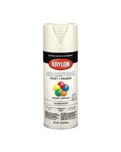 Krylon COLORmaxx Paint + Primer, Gloss Ivory