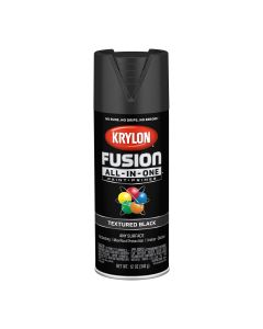 Krylon Fusion All-In-One Paint + Primer, Textured Black