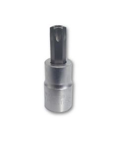 VIM Tools TR50 Tamper Proof Torx Bit, Satin 3/8 Sqaure Drive holder
