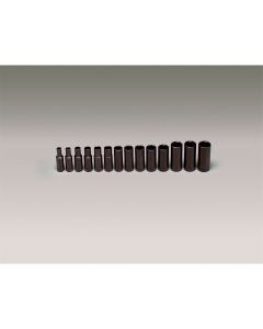 3/8"Dr 6Pt DpImpMM Skt Set 14P