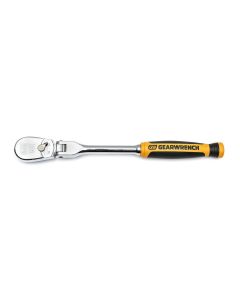 GEARWRENCH 1/4 in. Drive 90-Tooth Cushion Grip Flex Teardrop Ratchet