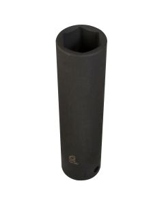 1/2" Drive 6 Point Extra Deep Impact Socket, 18mm