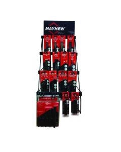 30-Piece Total (2-Pc. Each Model) Punch & Chisel Display; 12" Tall Display