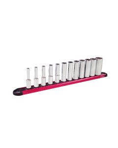 12-Piece 1/4" Dr SAE Deep Spline Socket Set
