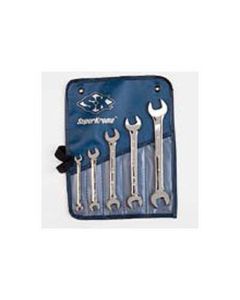 WRENCH SET OPEN END 5PC SAE HI POLISH