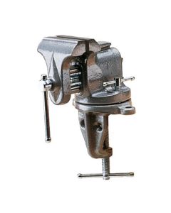 Wilton Bench Vise with Clamp-On Base, 3" Jaw Width and 2-1/2" Maximum Jaw Opening