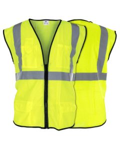 Class-2 Type R Hi-Viz Orange Saft.ey Surveyors Vest, XL