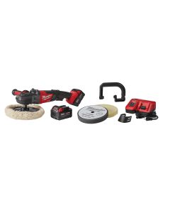 Milwaukee 7 in. M18 FUEL Variable Speed Polisher with Pads Kit