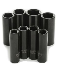 8pc 3/8 Dr Met Dp Imp Skt Set