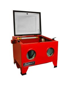 Homak Mfg. 23 in. Table Top Abrasive Blast Cabinet, Red
