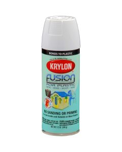 Krylon Fusion for Plastic; Gloss White; 12 oz. Aerosol