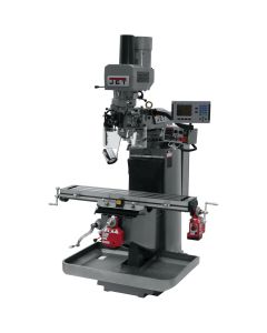 JET JTM-949EVS Mill w/ Acu-Rite 200S DRO w/ X and Y-Axis Powerfeeds and Air Powered Drawbar