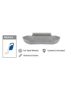 1.5 oz. Pass. Car Steel Weights (Box of 50)