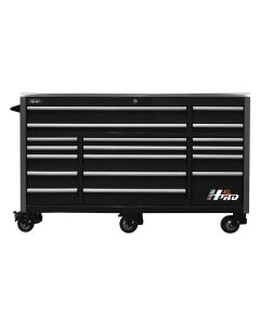 72 in. HXL 17-Drawer Roller Cabinet - Black