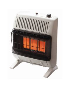 Vent-Free Infrared Radiant Gas Heater, 20K BTU, NG