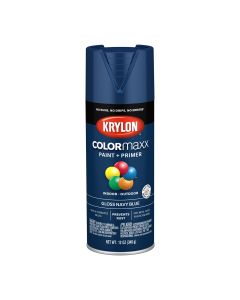 Krylon COLORmaxx Paint + Primer, Gloss Navy Blue