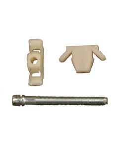 Headlight Adj. Screw Chry. 1978-1994, Size: 1/4-28", Head, Flange, Rod Length or Range:, Qty: 100