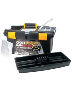 22" Plastic Tool Box w/Organiz