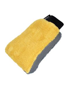 Terry Microfiber Water Proof Mitt w/Side scrubr