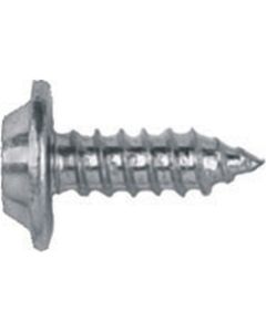 Phillips Flat Top Trim Screws, Size: 8 x 1/2", 13/32" OD Washer, Finish: Black, Qty: 100