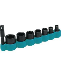 Makita 8PC 1/4" 6-Point Impact Socket Set