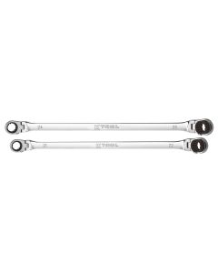 2 Pc. Metric Double Box Univ Spline 90 Tooth Rev Ra