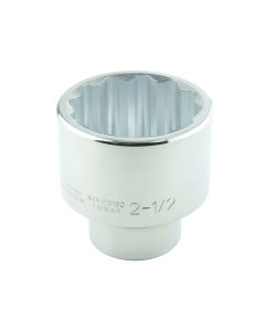 2-1/2 in. x 1 in. Drive 12-Point Chrome Socket (EA)