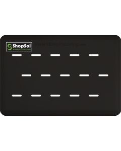 LDS Anti-Fatigue Mat Supreme Dual 3 ft. x 2 ft., Black, 32SSB