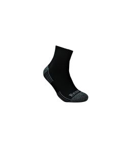 Redback Boots 1-Pair of Bamboo Quarter Ankle Socks in Black