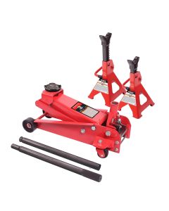 3 Ton Service Jack and Pair of Jack Stands