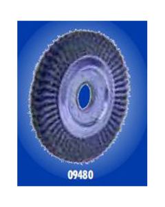 10" STD TWIST WIRE WHEEL 2"