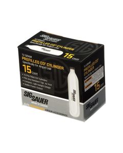 Sig Sauer Prefilled 12g C02 Cylinders (15/Box)
