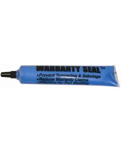 Warranty Seal Blue 1.8 oz Poly Squeeze Tube Warranty Seal Adheres To All Metal & Other Surfaces