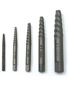 5 Pc Screw Extractor Kit Spira