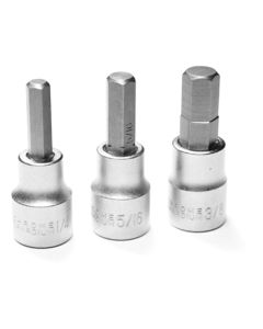 3pc 3/8 Dr Brake Caliper Bit