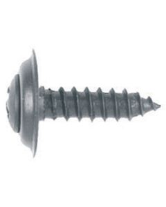Phillips Oval Head Trim Screw, Size: 8 x 1", Head Size: #6, Finish: Black Phosphate, Qty: 100