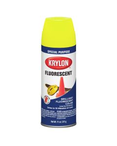 Krylon Fluorescent Paints Lemon Yellow 11 oz. Aerosol