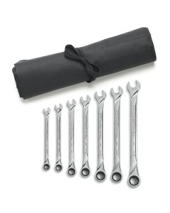 7 Pc. XL Ratcheting Combination Wrench Set, SAE - Wrench Roll
