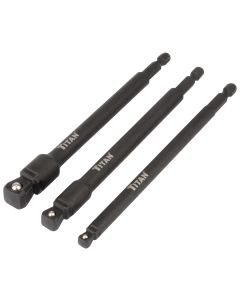 Titan 3-Piece Impact Wobble Socket Adapter Set