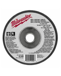 Milwaukee 25-Pack of 6 in. x .045 in. x 7/8 in. Type 1 Cut-Off Wheel (A60T)
